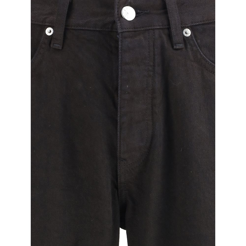 Sunflower Black Cotton Relaxed Fit Jeans | Regal Royce
