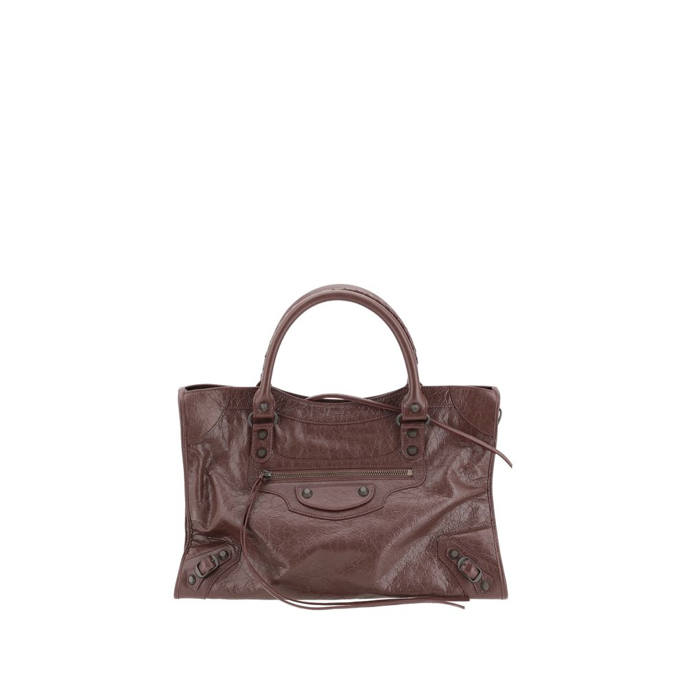 Balenciaga Brown Calf Leather Bos Taurus Shoulder Bag | Regal Royce