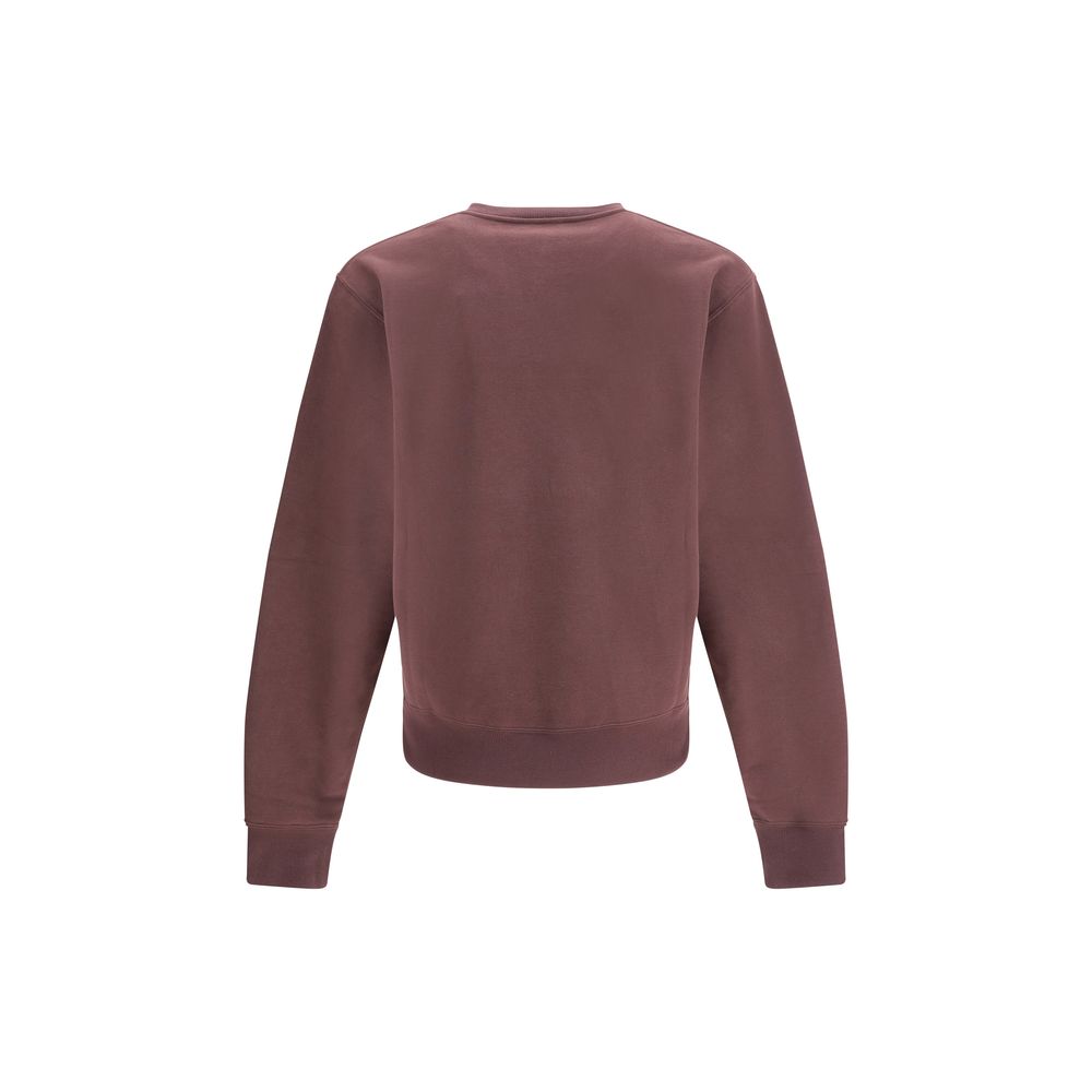 Saint Laurent Bordeaux Cotton Sweatshirt | Regal Royce