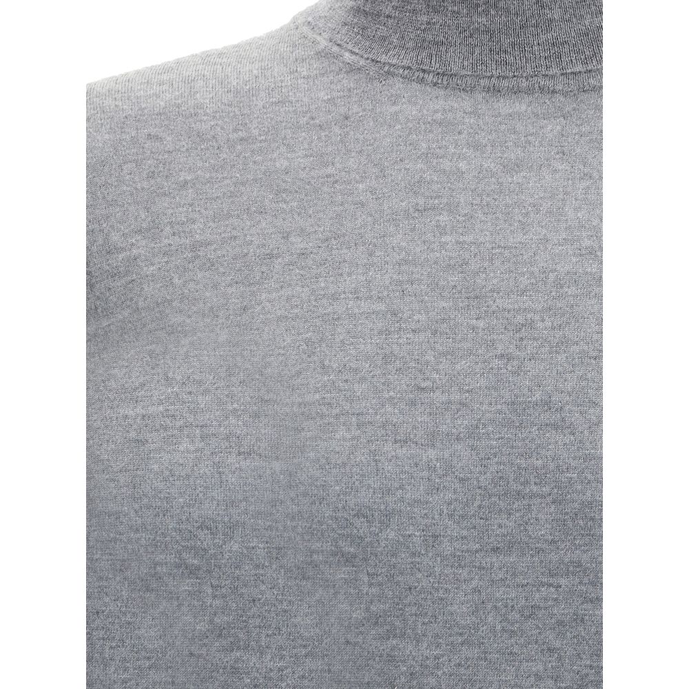 Brunello Cucinelli Gray Cashmere Sweater | Regal Royce