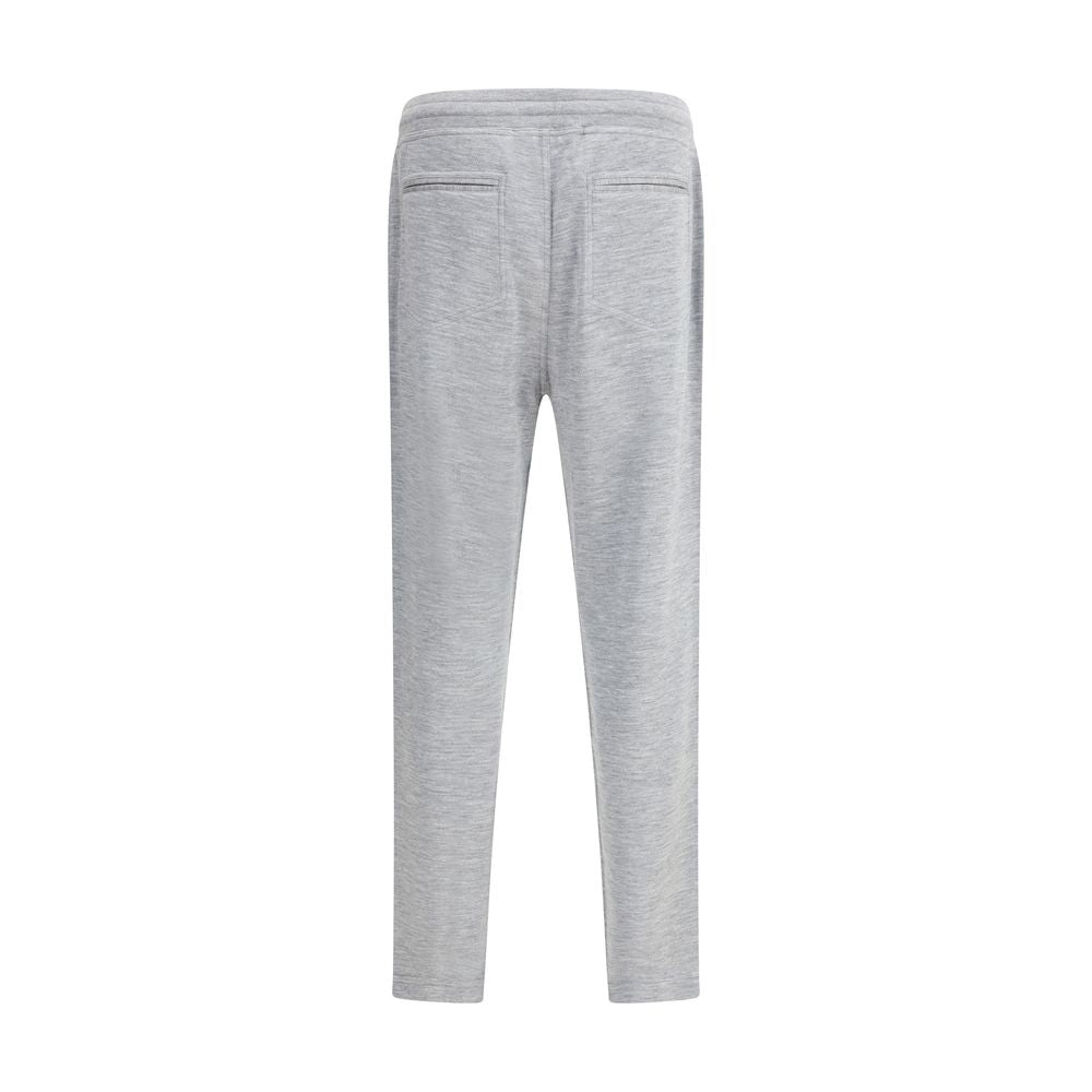 Brunello Cucinelli Gray Cashmere Casual Pants | Regal Royce