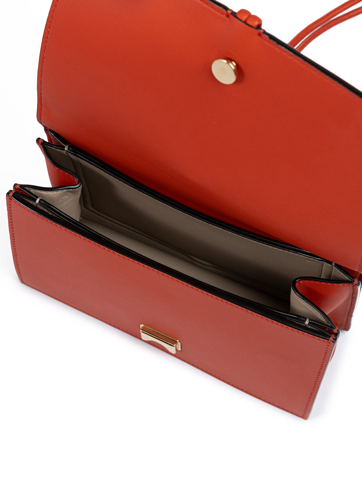 Giada Red Leather Clutch Bag | Regal Royce