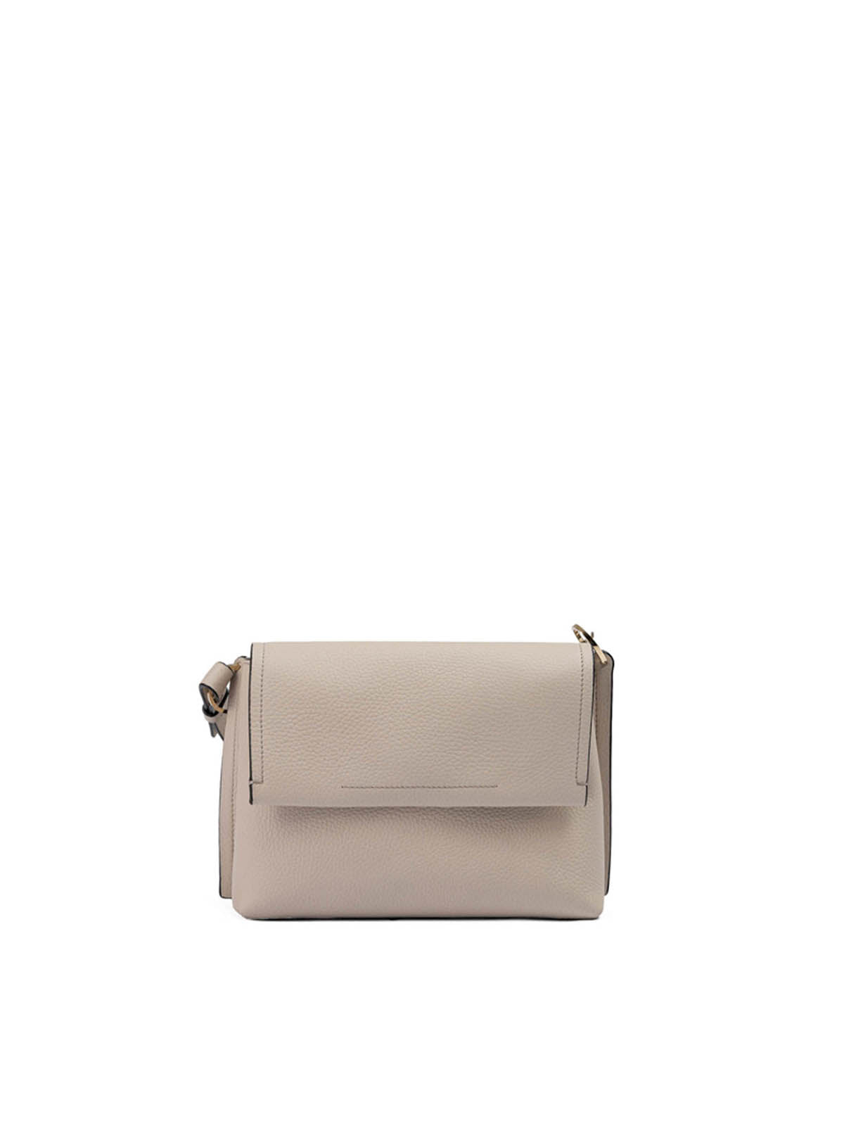 Giada Beige Grained Leather Crossbody Bag | Regal Royce