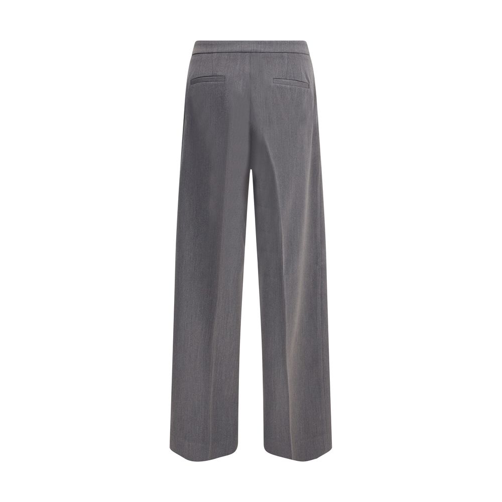 Cruna Gray Polyester Casual Pants | Regal Royce