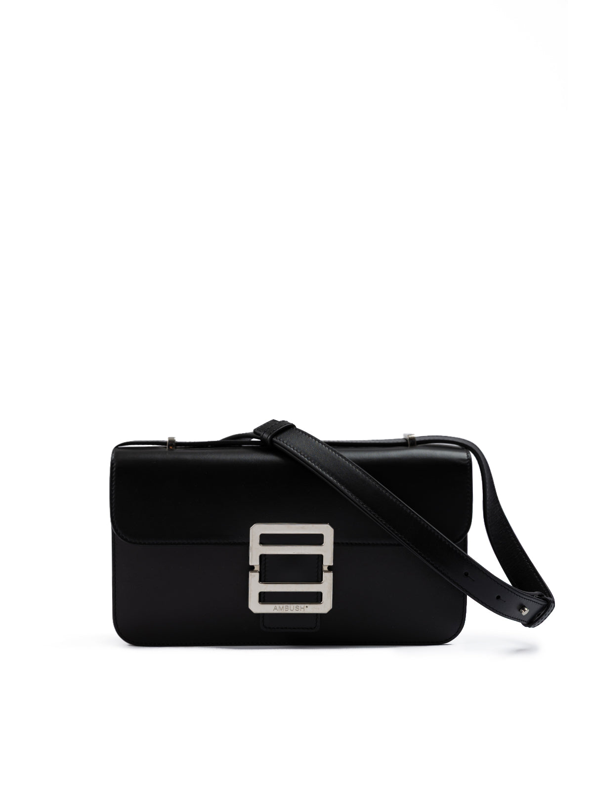 Ambush Black Leather Crossbody Bag | Regal Royce