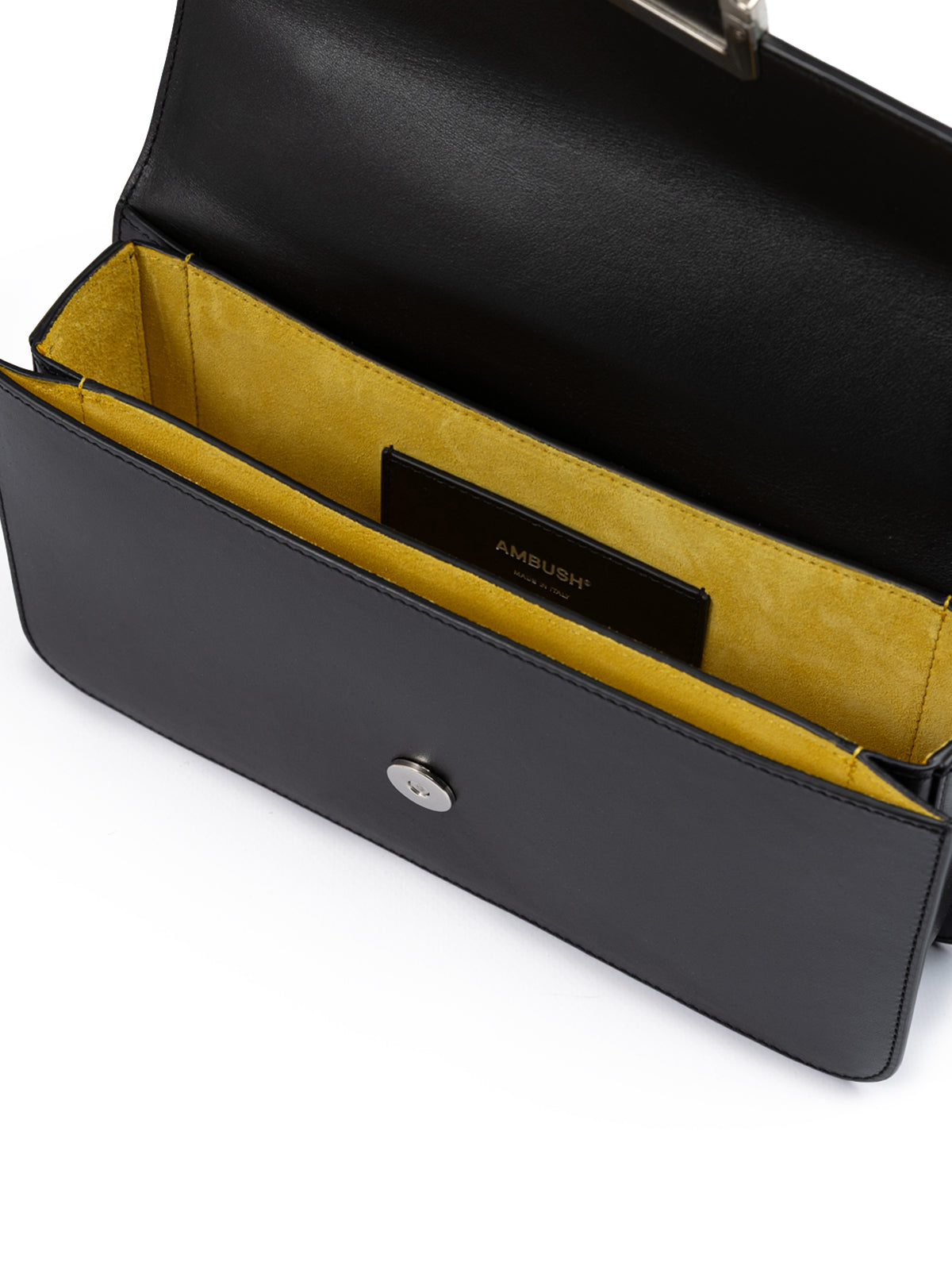 Ambush Black Leather Crossbody Bag | Regal Royce