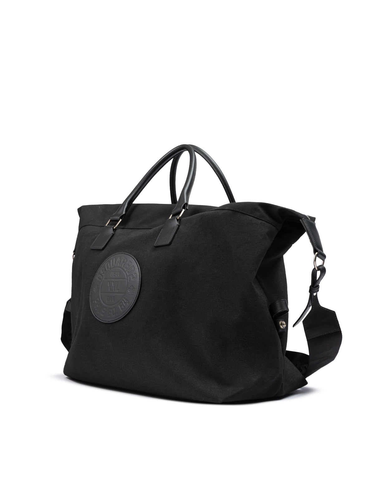 Dsquared² Black Fabric Weekend Travel Bag | Regal Royce