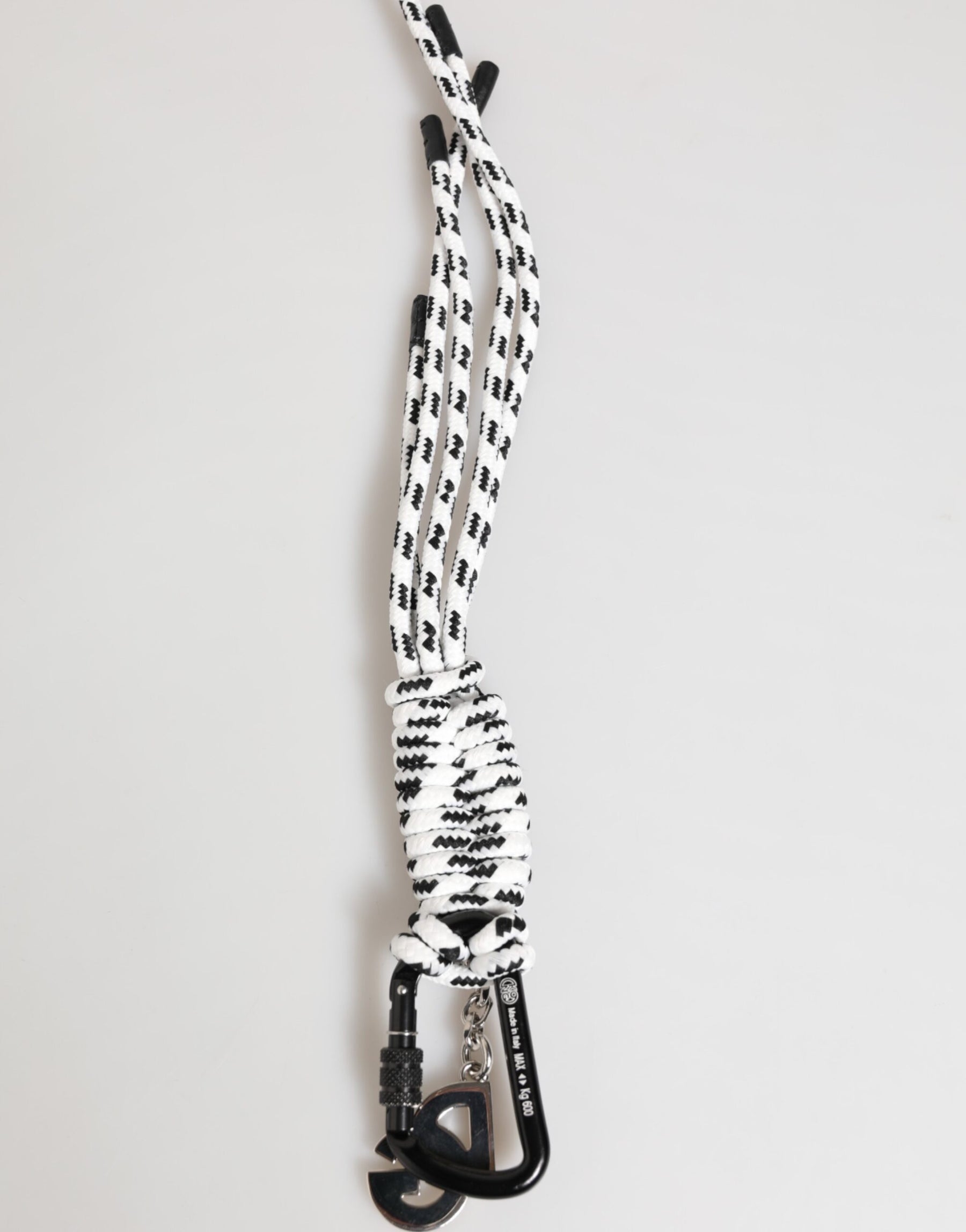 Dolce & Gabbana Multicolor Polyester Tape String DG Logo Keychain Keyring | Regal Royce