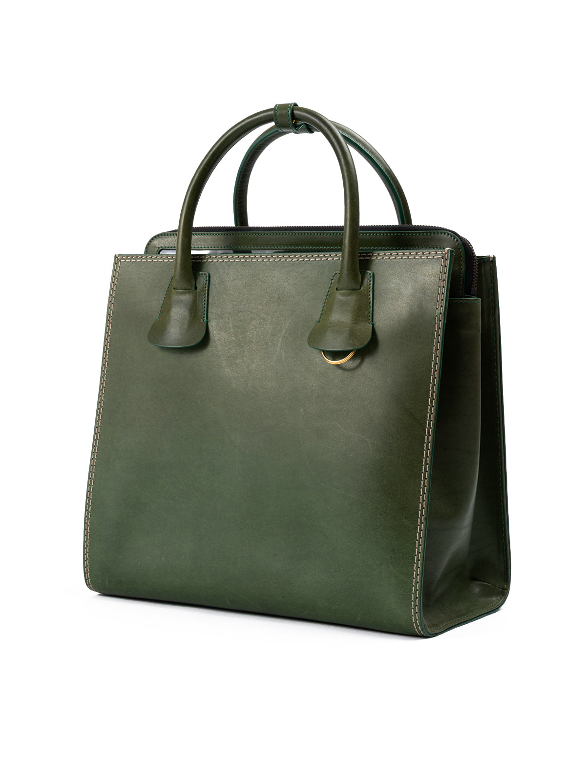 Dsquared² Green Leather Tote Bag | Regal Royce