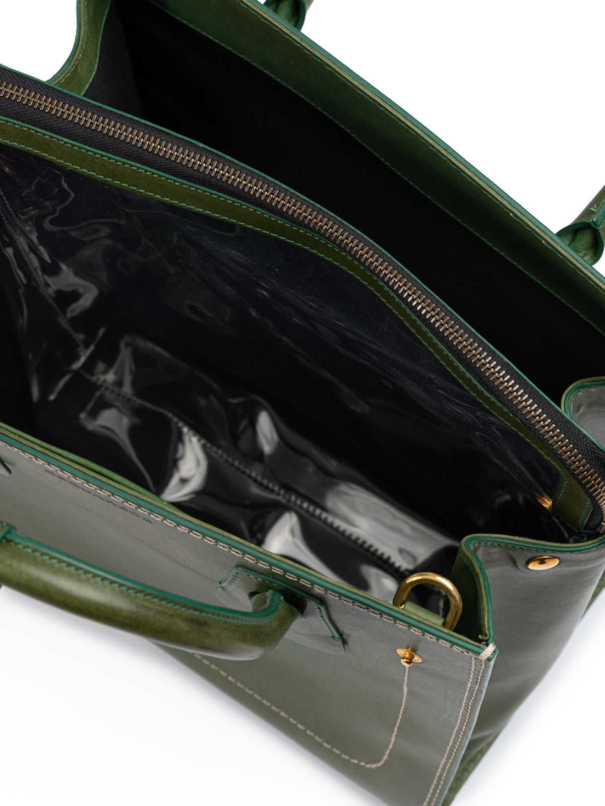 Dsquared² Green Leather Tote Bag | Regal Royce