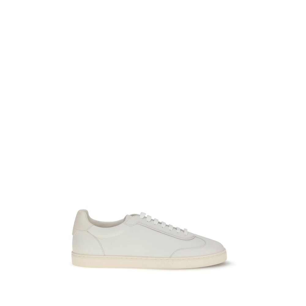 Brunello Cucinelli White Rubber Low Top Sneakers | Regal Royce