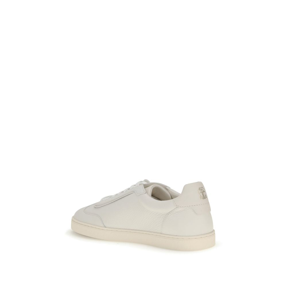 Brunello Cucinelli White Rubber Low Top Sneakers | Regal Royce