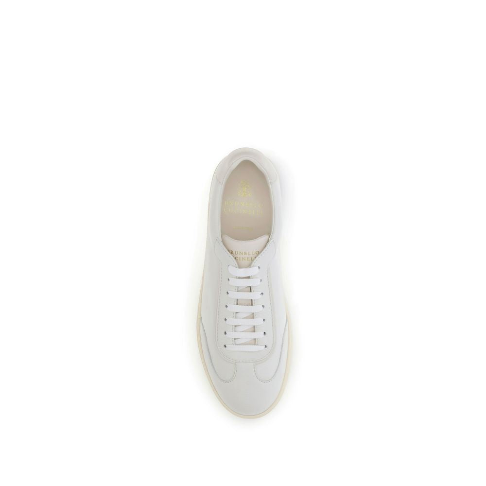 Brunello Cucinelli White Rubber Low Top Sneakers | Regal Royce