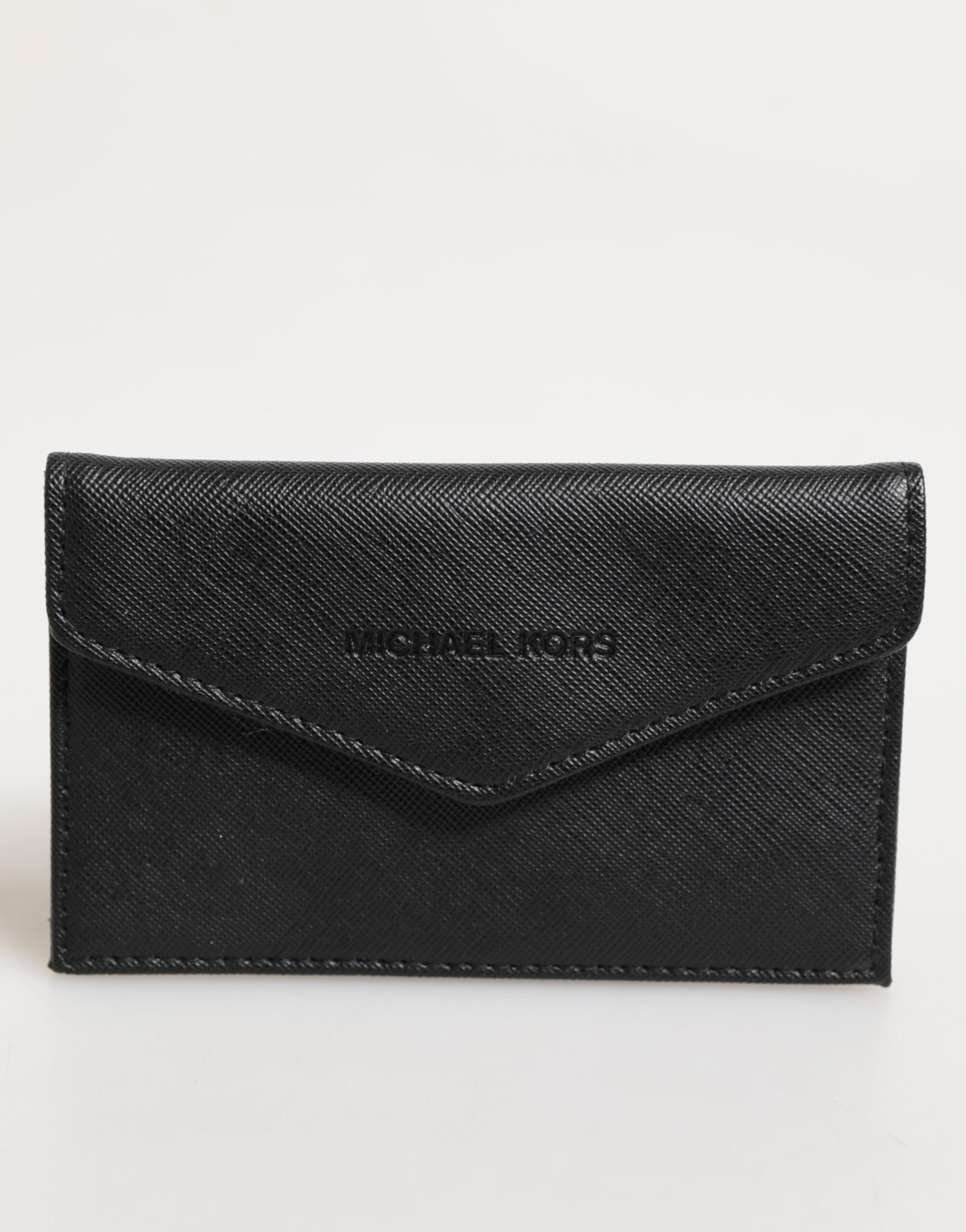 Michael Kors Black Saffiano Leather Envelope Holder Men's Accessory Wallet | Regal Royce