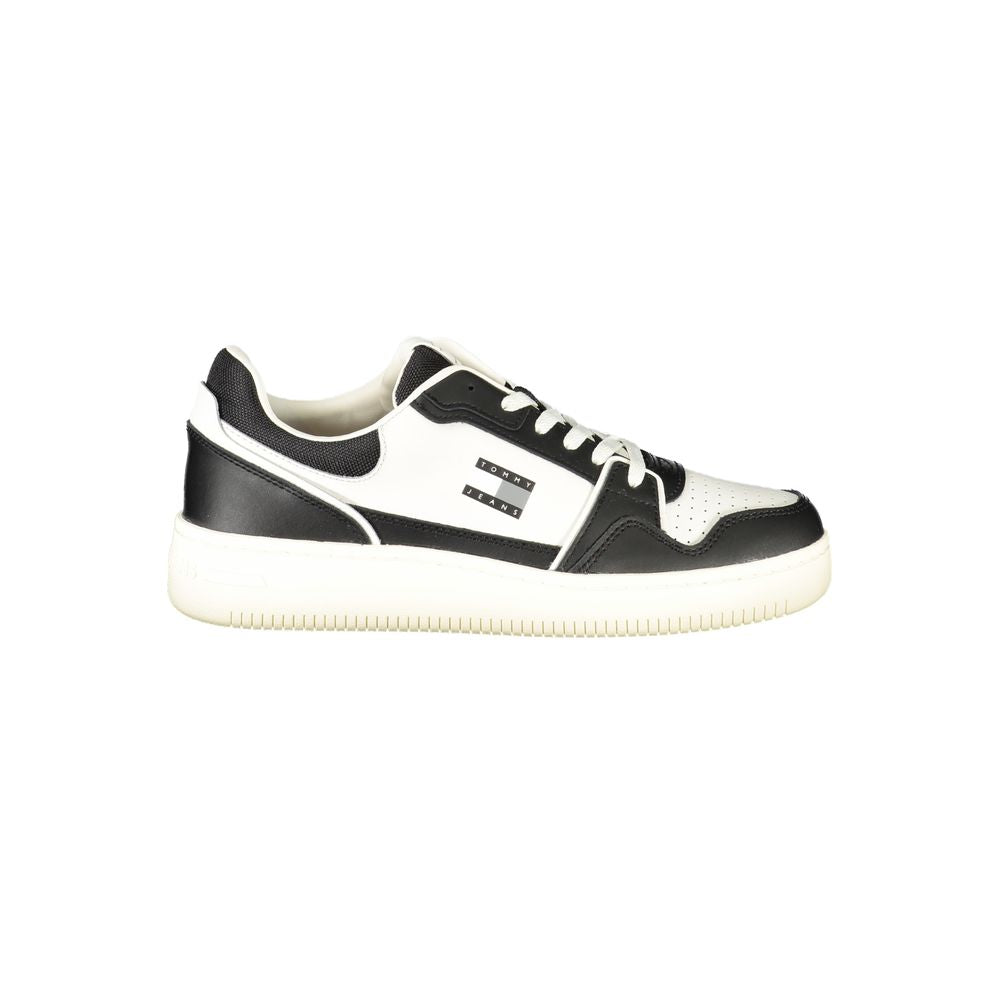 Tommy Hilfiger Black Polyurethane Men Sneaker | Regal Royce