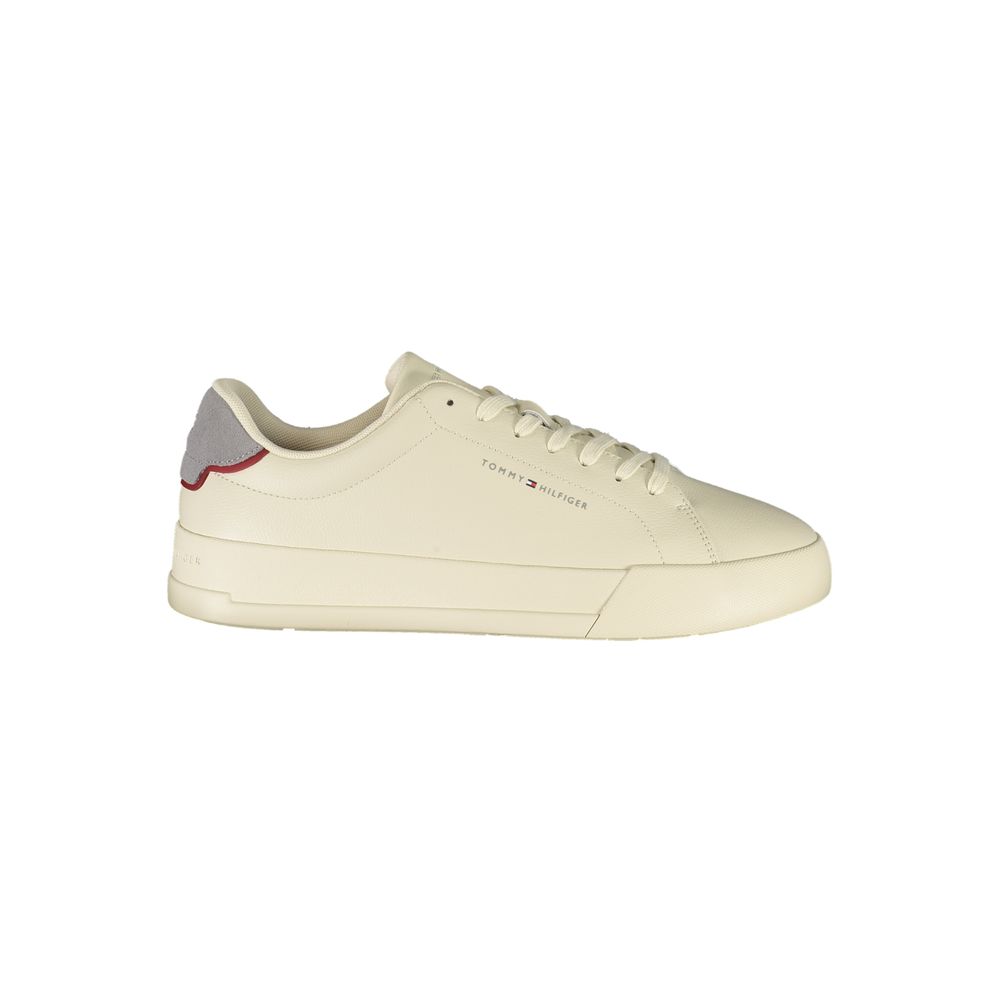 Tommy Hilfiger Beige Polyurethane Men Sneaker | Regal Royce
