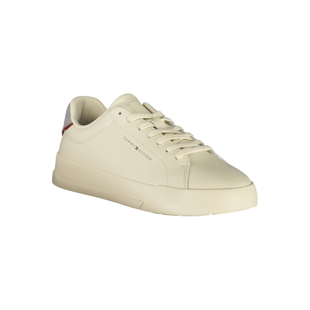 Tommy Hilfiger Beige Polyurethane Men Sneaker | Regal Royce