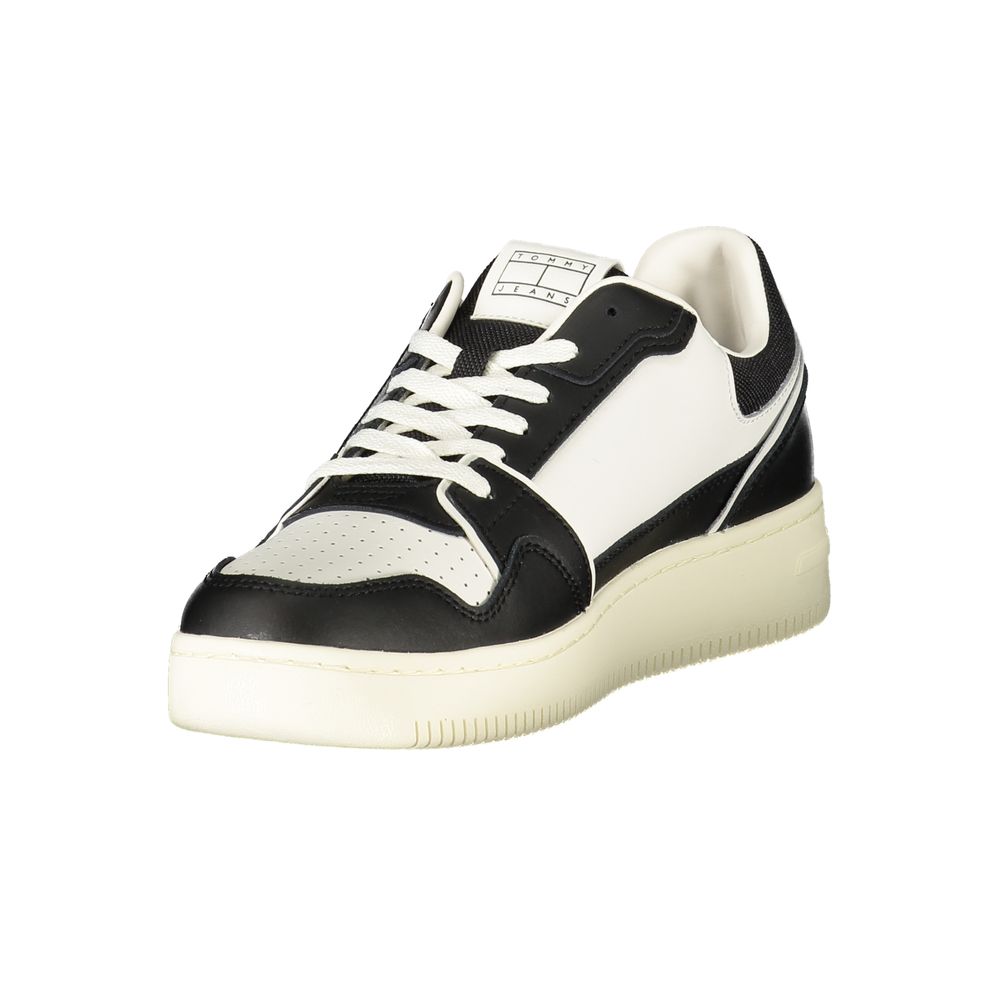 Tommy Hilfiger Black Polyurethane Men Sneaker | Regal Royce