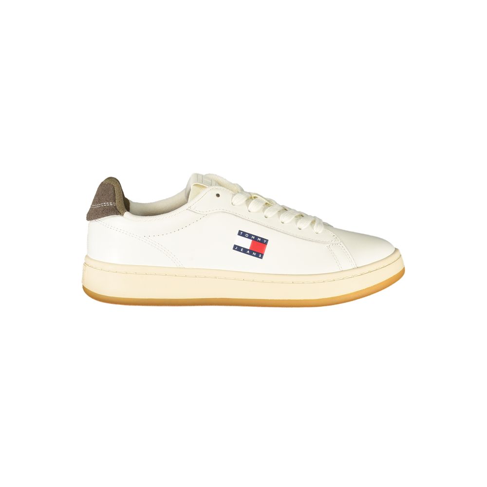Tommy Hilfiger Bianco Polyurethane Women Sneaker | Regal Royce