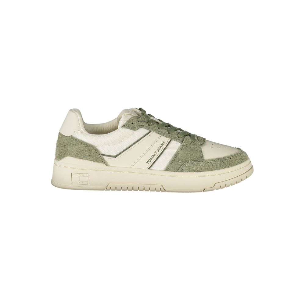 Tommy Hilfiger White Polyester Men Sneaker | Regal Royce