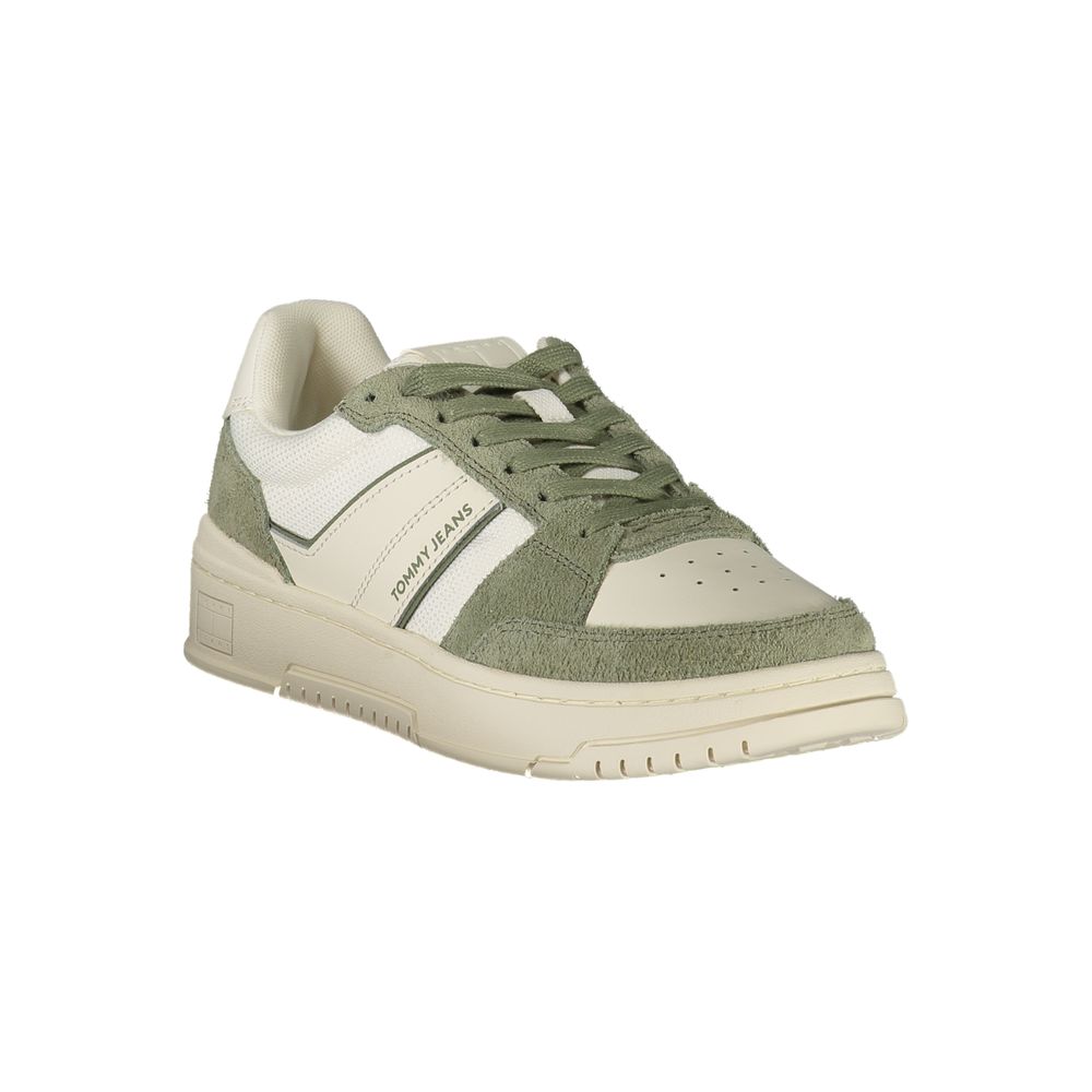 Tommy Hilfiger White Polyester Men Sneaker | Regal Royce