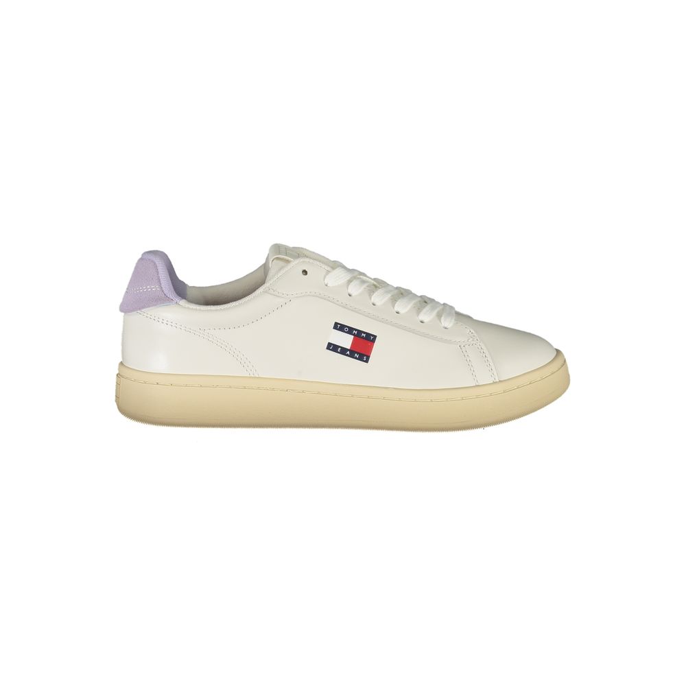 Tommy Hilfiger White Polyurethane Women Sneaker | Regal Royce