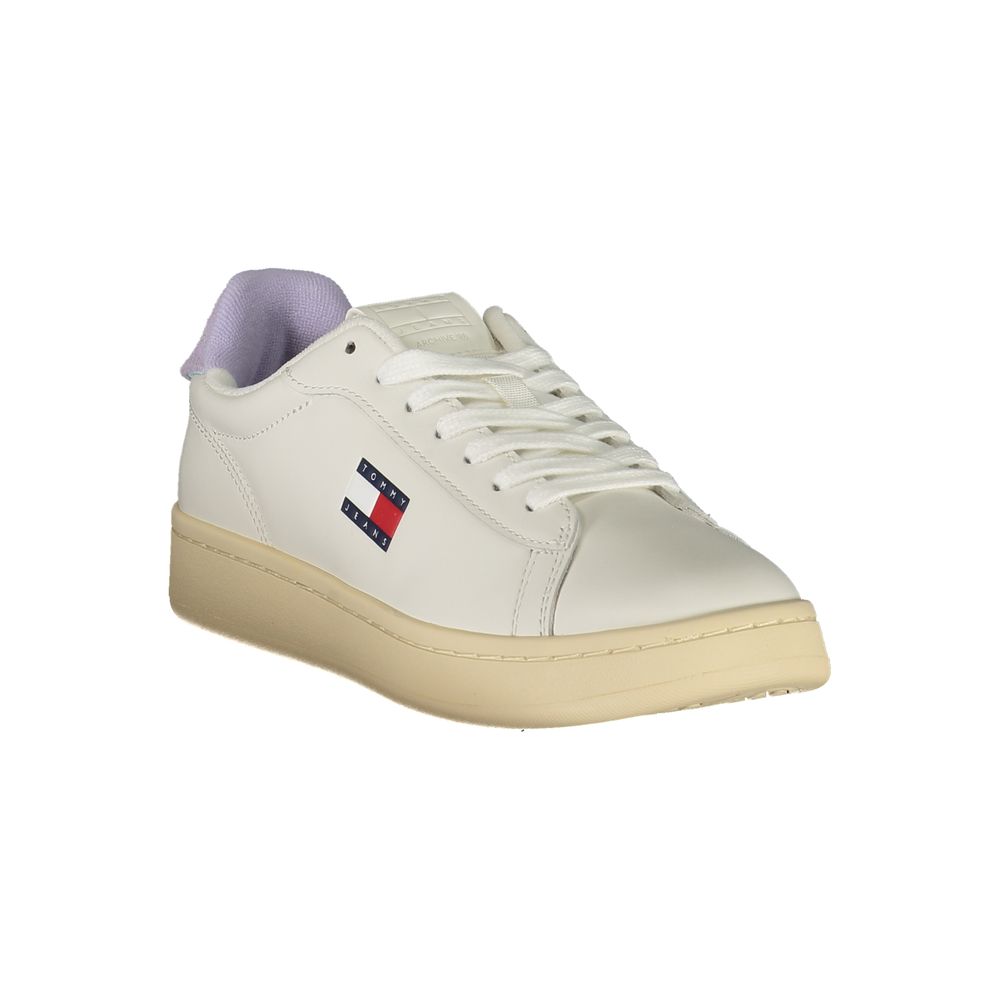 Tommy Hilfiger White Polyurethane Women Sneaker | Regal Royce