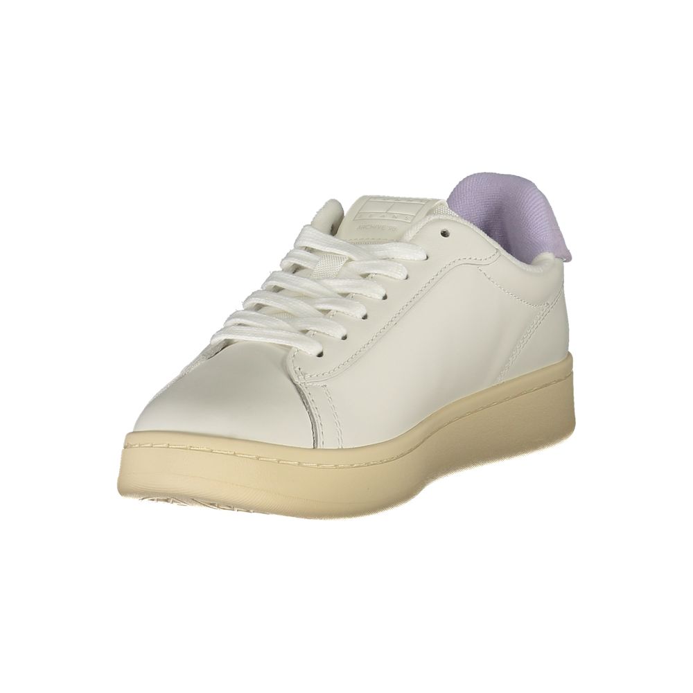 Tommy Hilfiger White Polyurethane Women Sneaker | Regal Royce