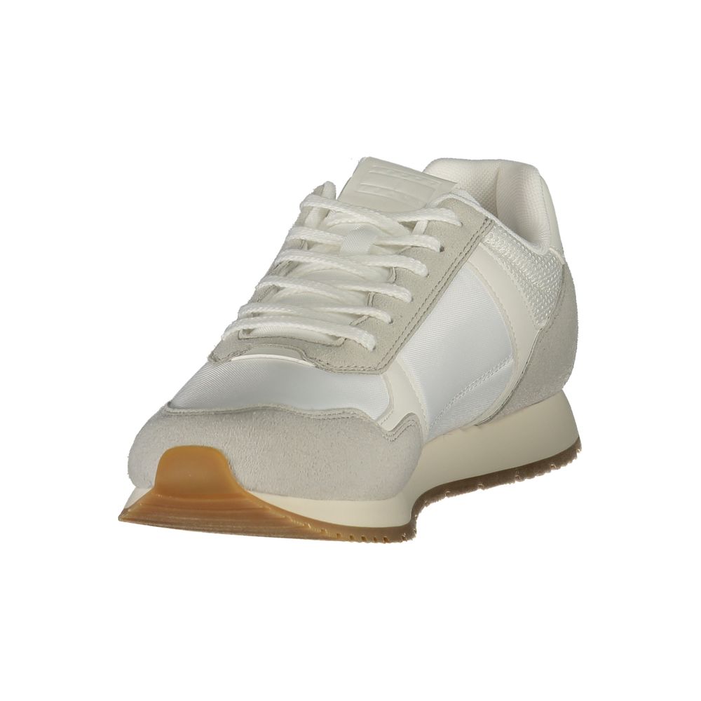 Tommy Hilfiger White Polyester Men Sneaker | Regal Royce