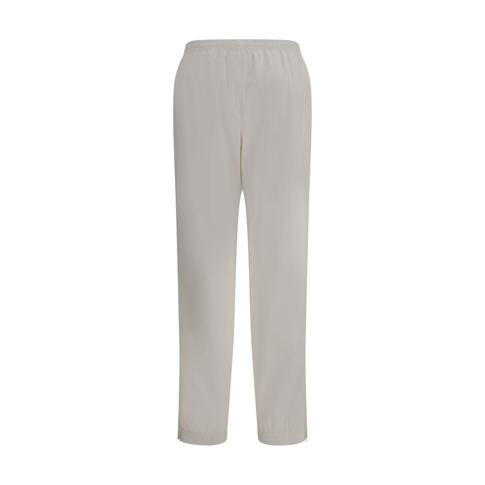 Balenciaga White Polyester Joggers (Workout Pants) | Regal Royce