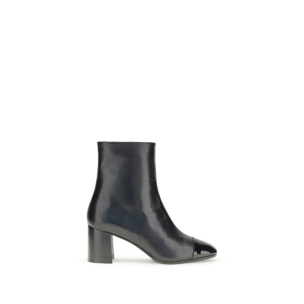 Carel Paris Black Leather Ankle Boots | Regal Royce