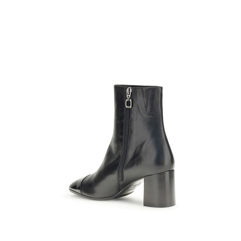 Carel Paris Black Leather Ankle Boots | Regal Royce