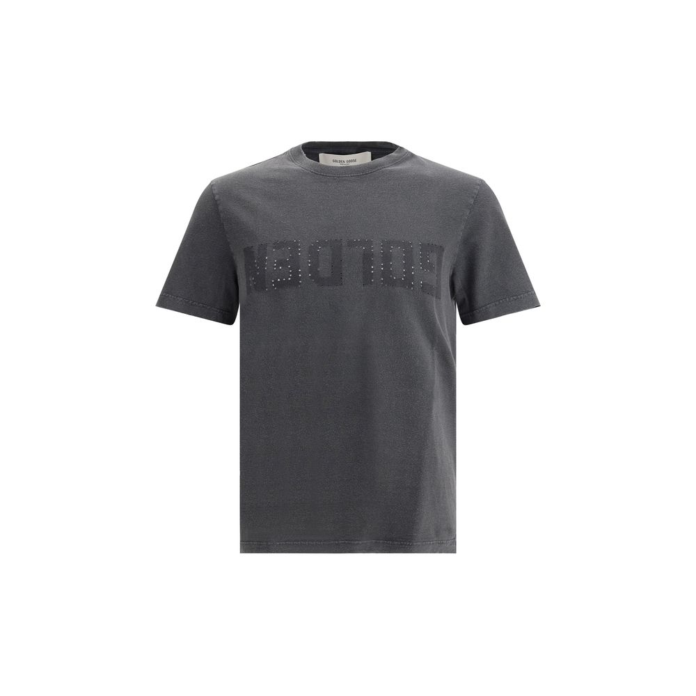 Golden Goose Gray Cotton T-Shirt | Regal Royce
