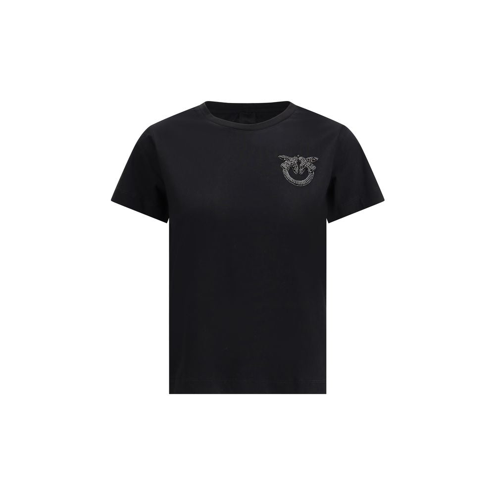 PINKO Black Cotton T-Shirt | Regal Royce