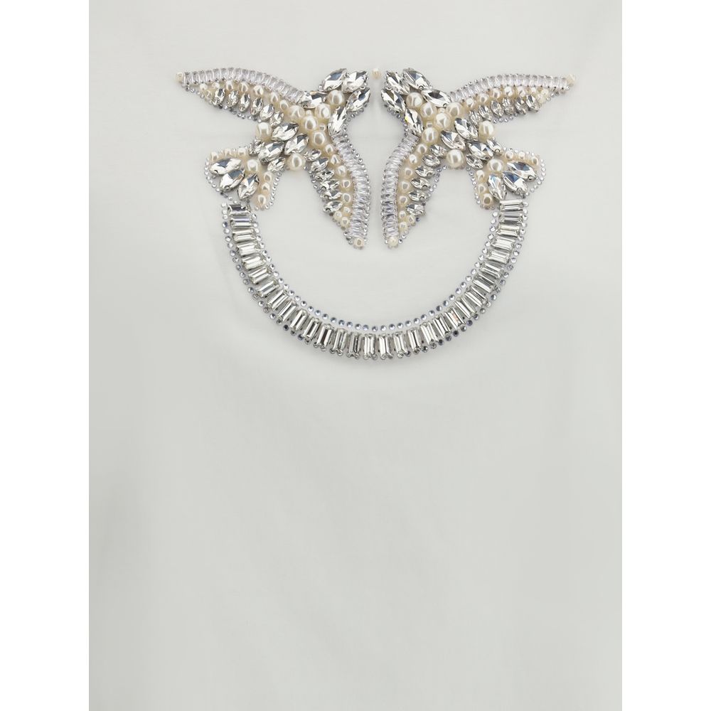 PINKO White Cotton T-Shirt | Regal Royce