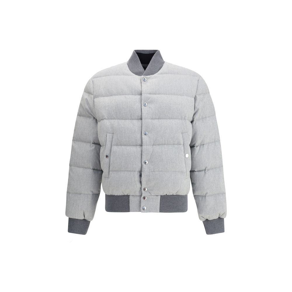 Dolce & Gabbana Gray Cotton Bomber | Regal Royce