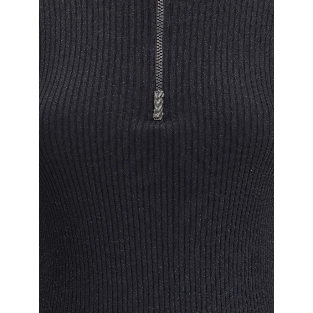 Brunello Cucinelli Black Cashmere Sweatshirt | Regal Royce