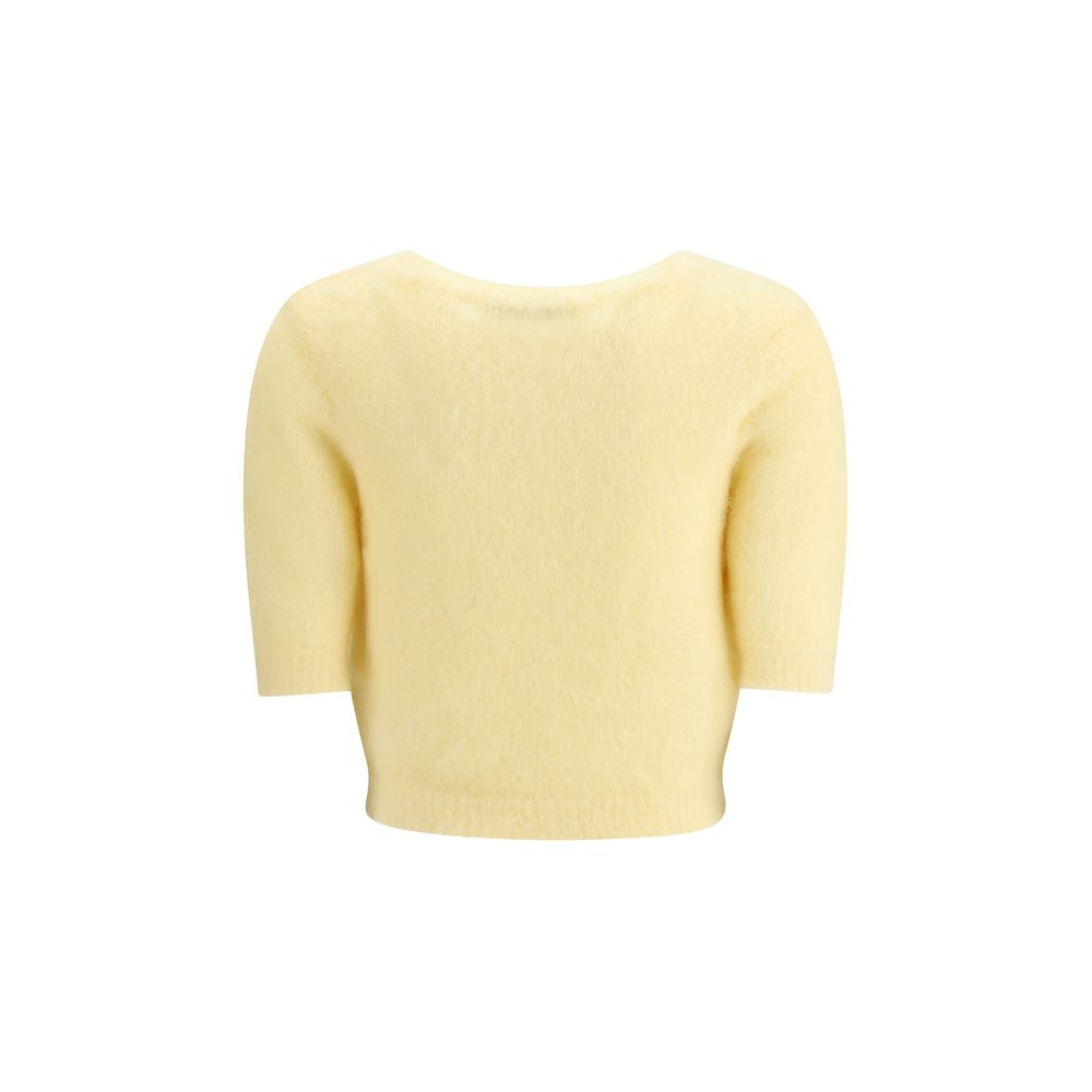 Alessandra Rich Bicolor Mohair Sweatshirt | Regal Royce