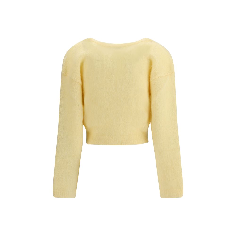 Alessandra Rich Bicolor Mohair Cardigan | Regal Royce