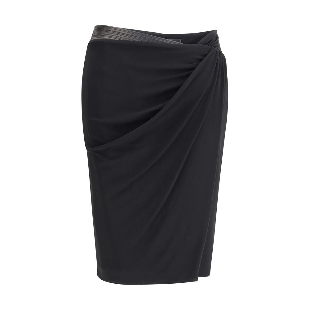 Versace Black Viscose Skirt | Regal Royce
