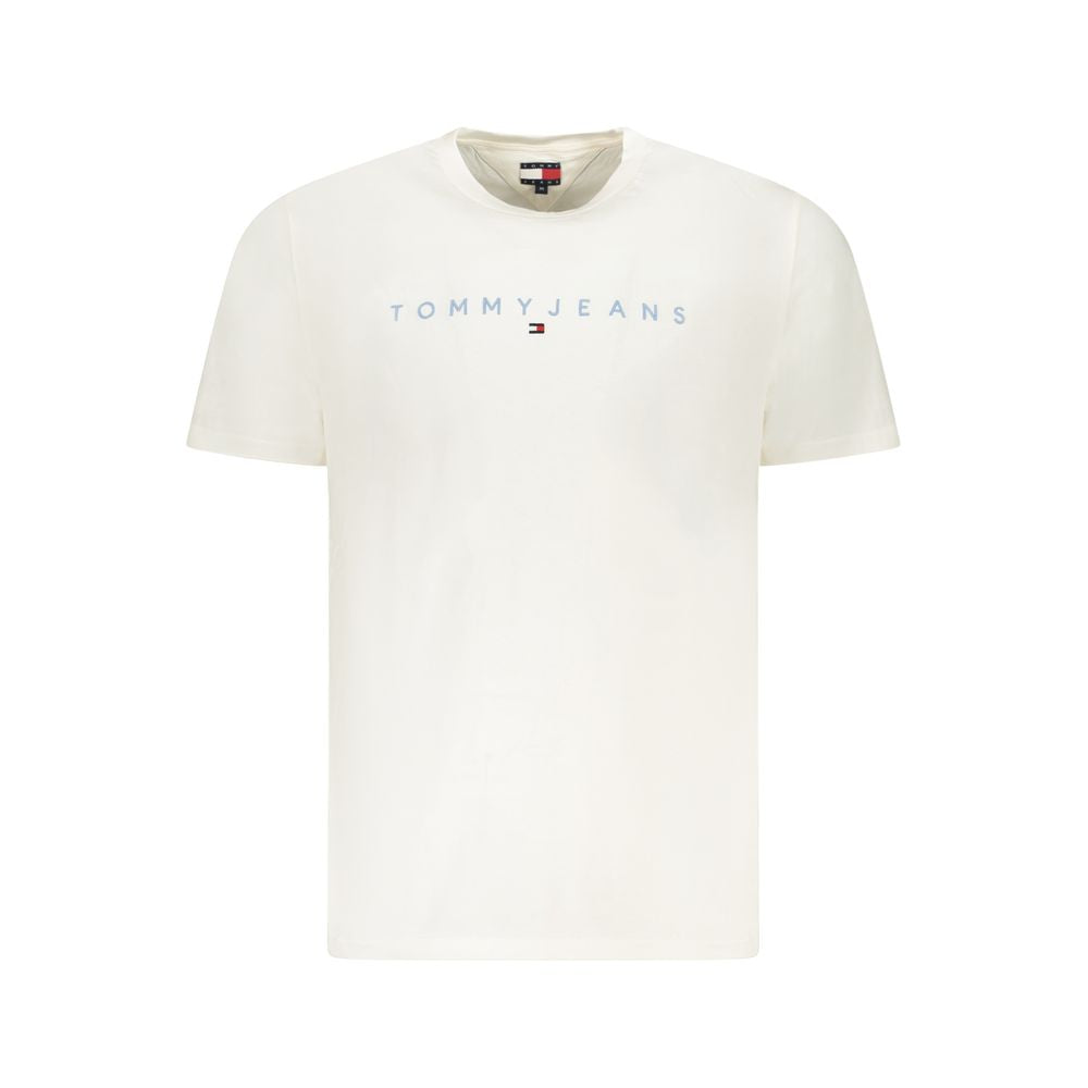 Tommy Hilfiger Bianco Cotton Men T-Shirt | Regal Royce