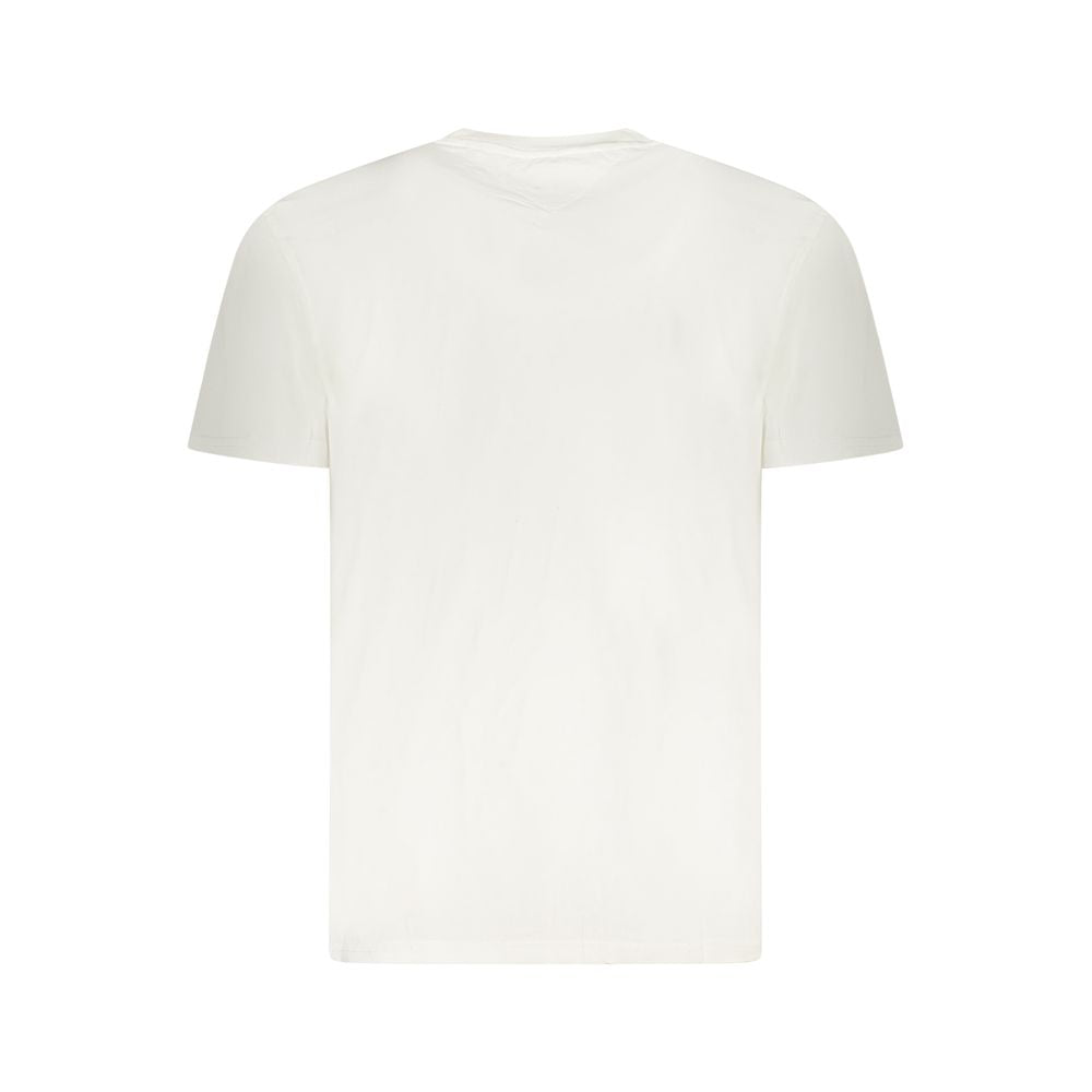 Tommy Hilfiger Bianco Cotton Men T-Shirt | Regal Royce