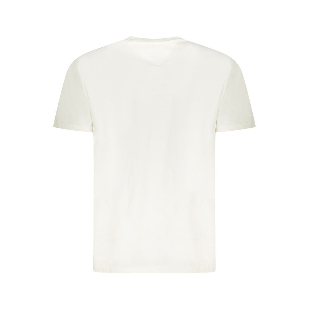 Tommy Hilfiger Bianco Cotton Men T-Shirt | Regal Royce