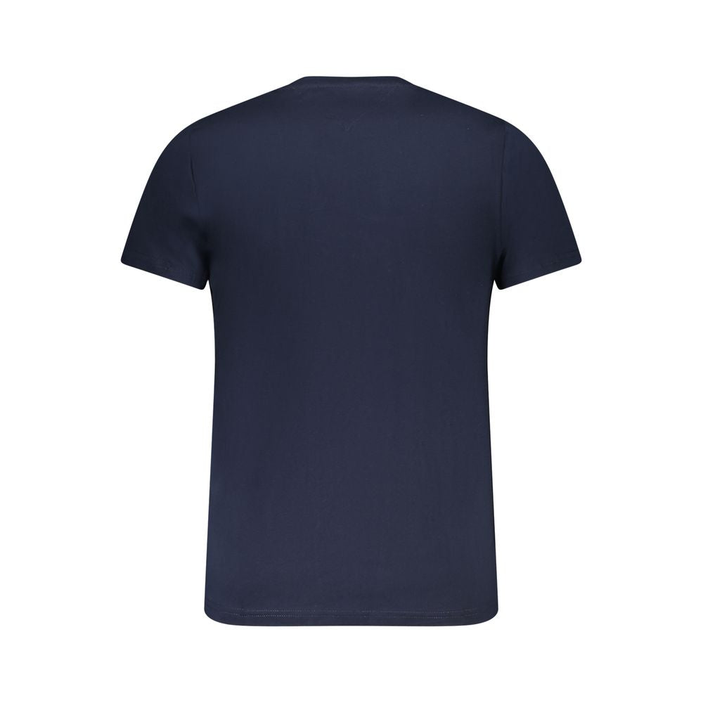 Tommy Hilfiger Blue Cotton Men T-Shirt | Regal Royce