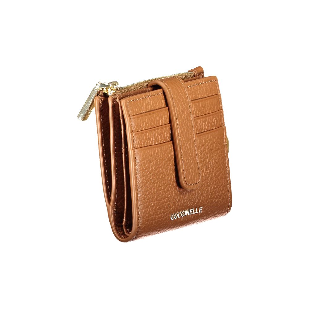 Coccinelle Brown Leather Women Wallet | Regal Royce
