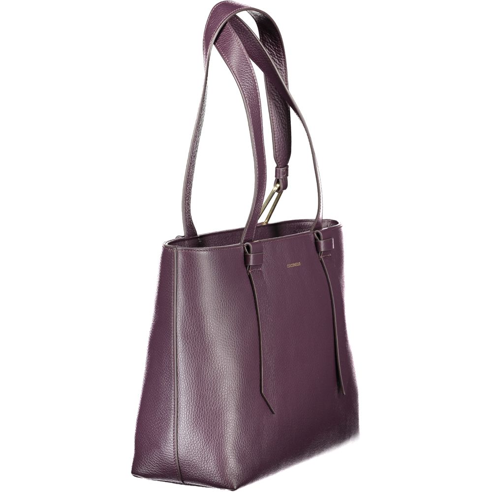 Coccinelle Purple Leather Women Handbag