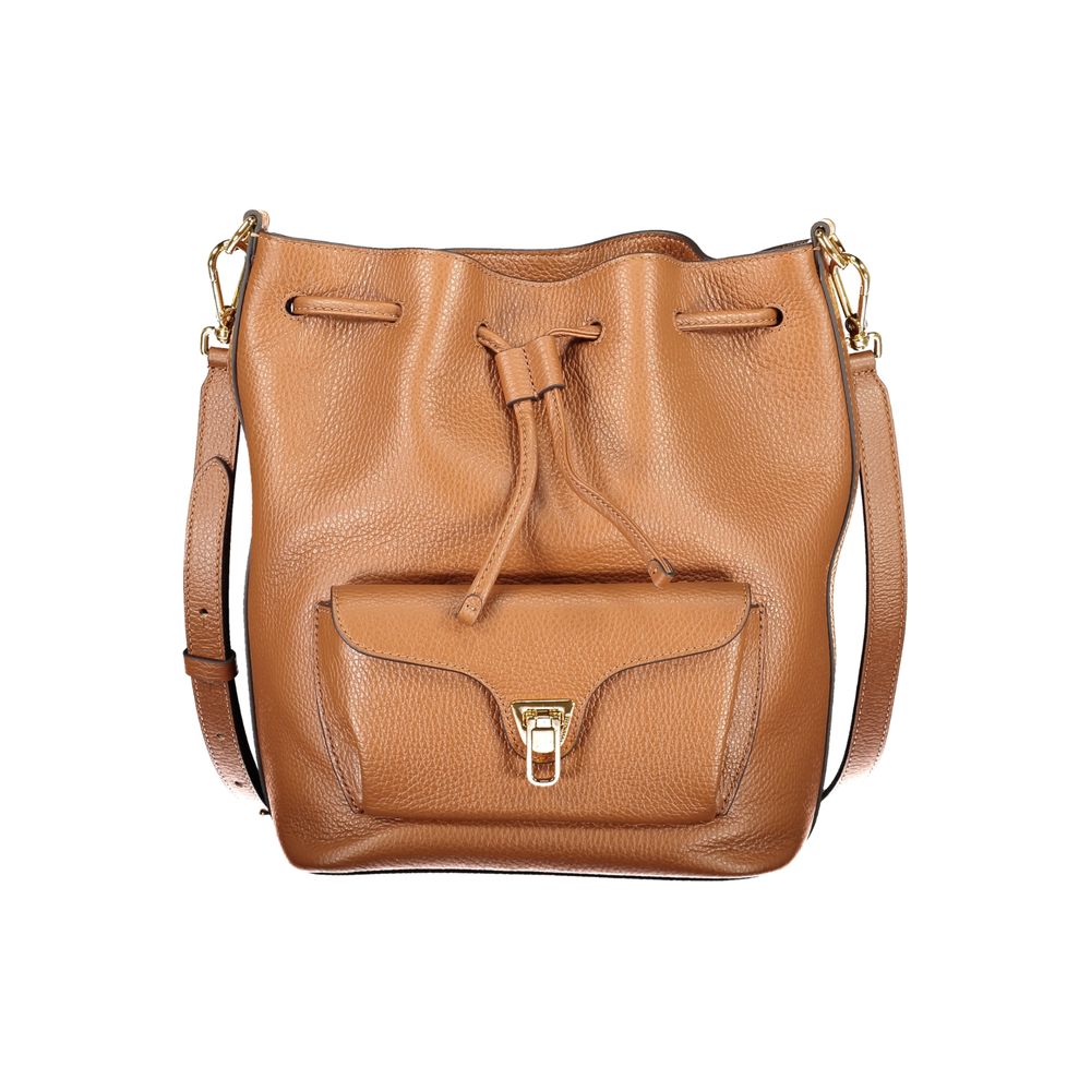 Coccinelle Marrone Leather Women Bucket Bag | Regal Royce