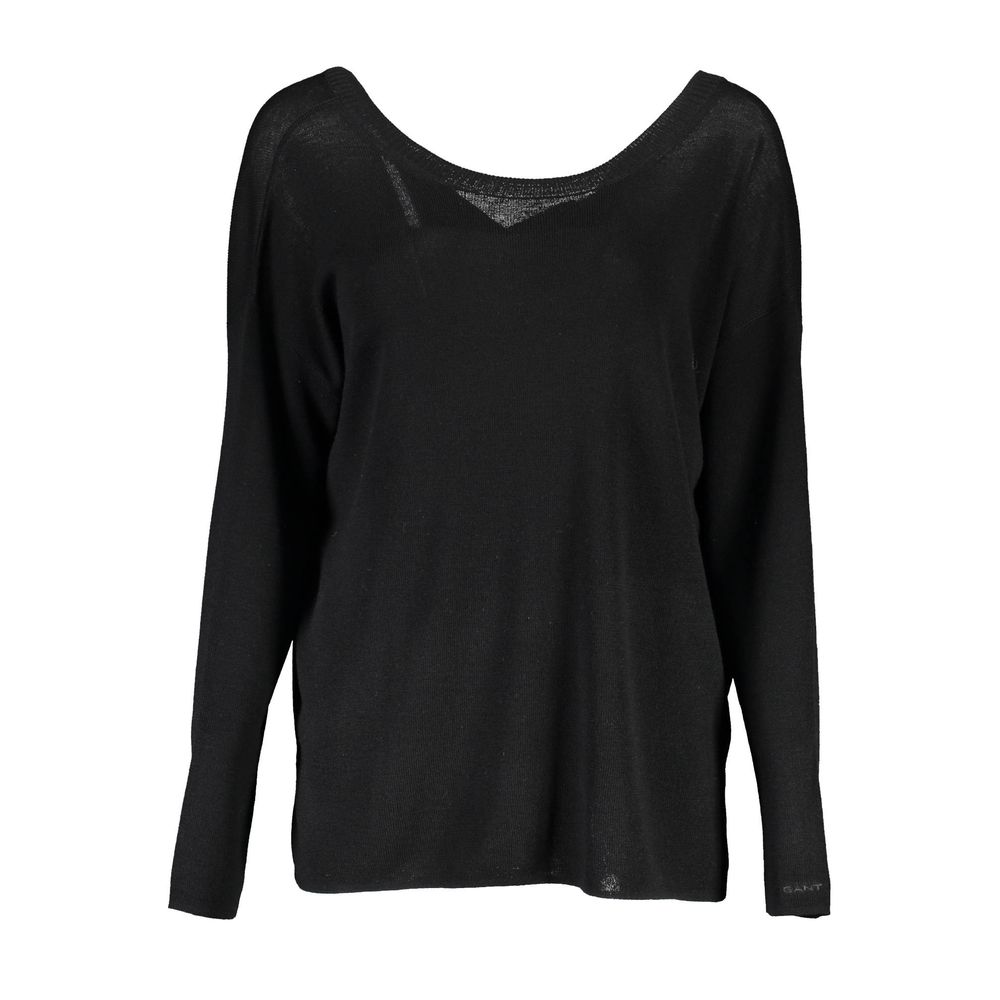 Gant Black Wool Women Sweater | Regal Royce