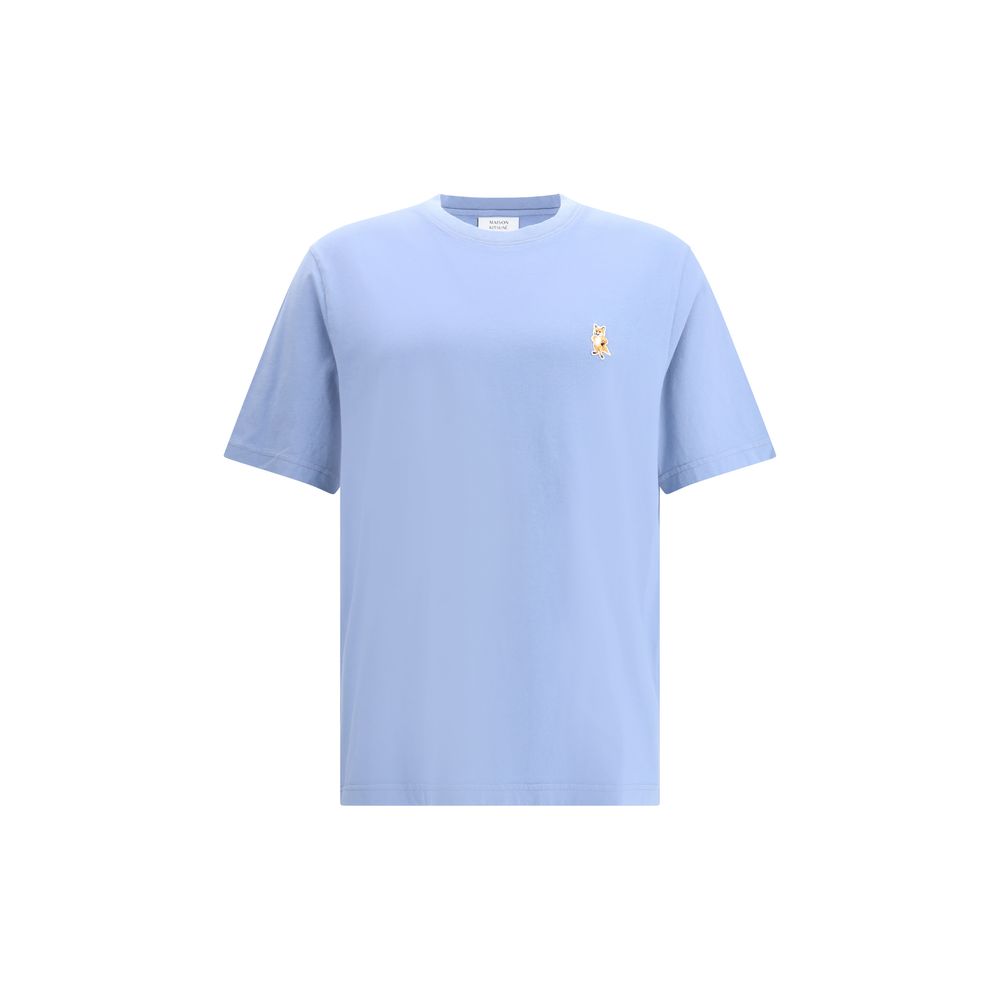 Maison Kitsuné Light Blue Cotton T-Shirt | Regal Royce
