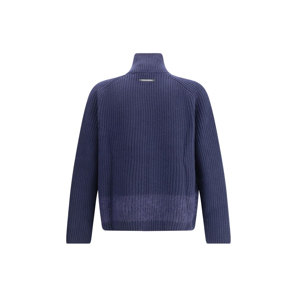Dsquared² Blue Wool Cardigan | Regal Royce